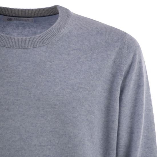 25FW 브루넬로 쿠치넬리 스웨터 M2200100 LIGHT BLUE - BRUNELLO CUCINELLI