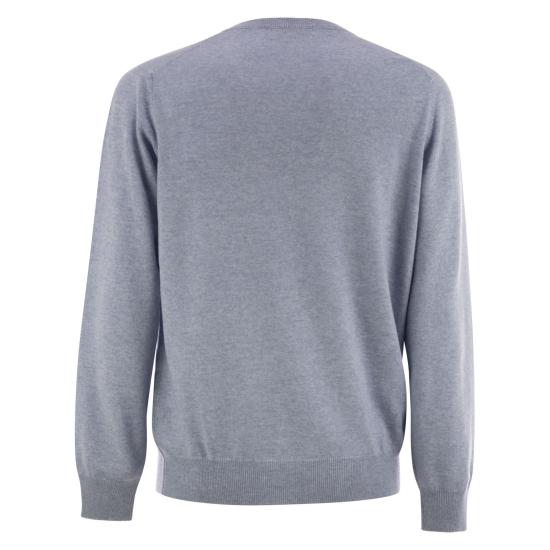 25FW 브루넬로 쿠치넬리 스웨터 M2200100 LIGHT BLUE - BRUNELLO CUCINELLI