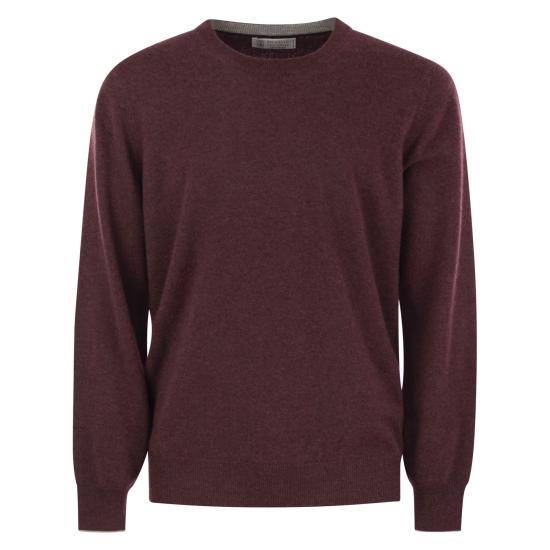 25FW 브루넬로 쿠치넬리 스웨터 M2200100 BORDEAUX