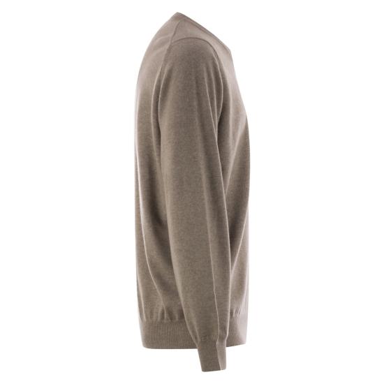 25FW 브루넬로 쿠치넬리 스웨터 M2200100 LIGHT BROWN - BRUNELLO CUCINELLI