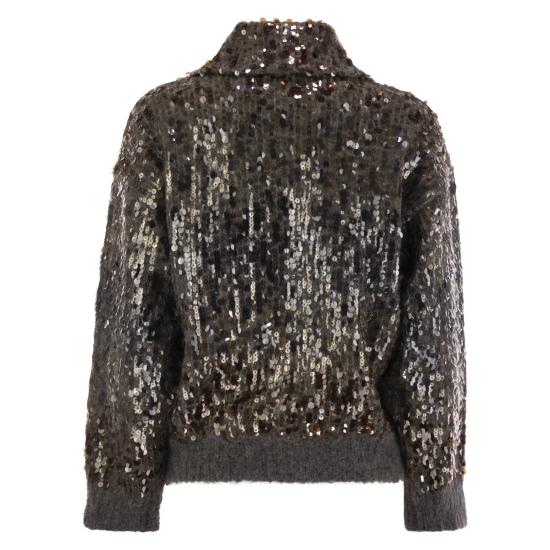 25FW 브루넬로 쿠치넬리 자수 가디건 M1U375916 DARK GREY - BRUNELLO CUCINELLI