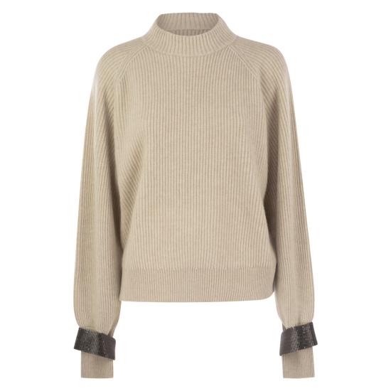 25FW 브루넬로 쿠치넬리 터틀넥 M12723300 BEIGE