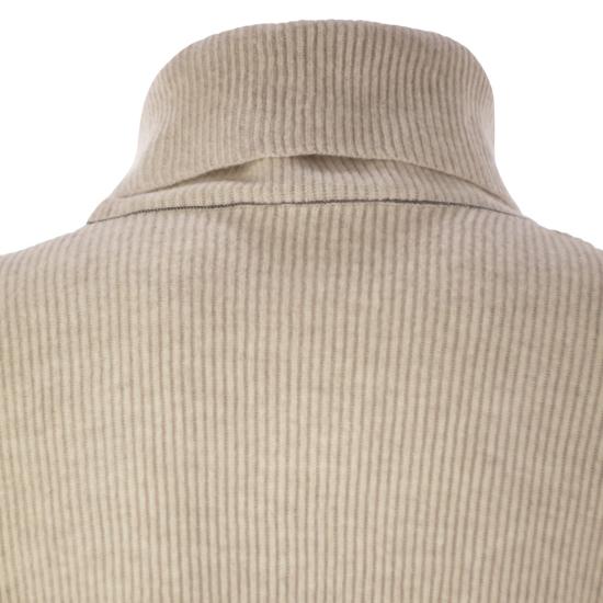 25FW 브루넬로 쿠치넬리 터틀넥 M12175403 LIGHT BEIGE - BRUNELLO CUCINELLI