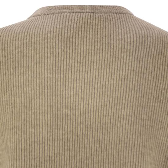 25FW 브루넬로 쿠치넬리 캐시미어 스웨터 M12175400 BEIGE - BRUNELLO CUCINELLI