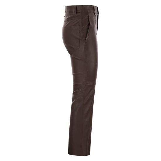 25FW 브루넬로 쿠치넬리 스트레이트 팬츠 M0V32P9048 BORDEAUX - BRUNELLO CUCINELLI