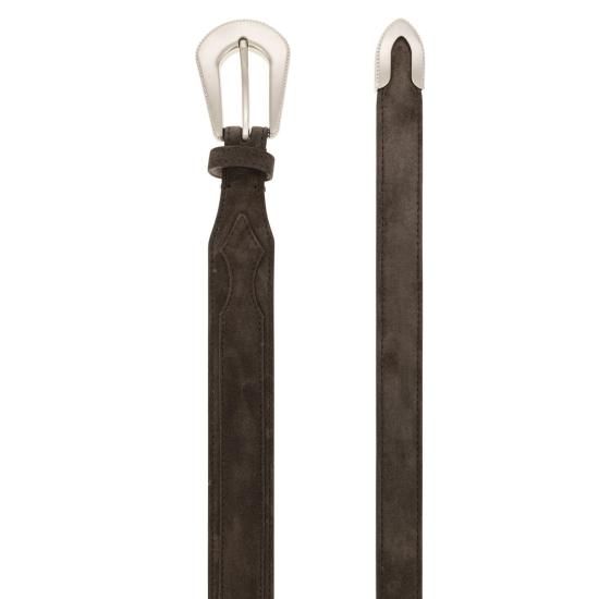 25FW 브루넬로 쿠치넬리 슬림 벨트 M0DELC265 BROWN - BRUNELLO CUCINELLI