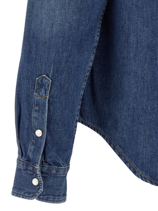  베르사체 데님 셔츠 10207011A150221D030 BLUE - VERSACE