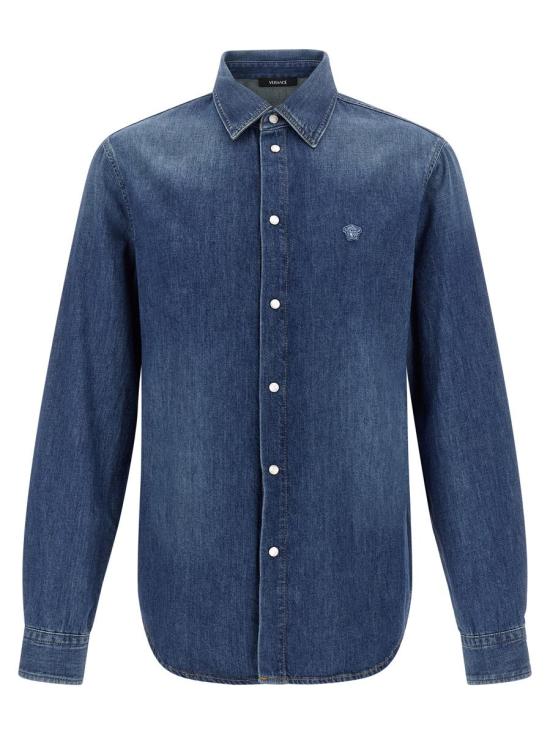  베르사체 데님 셔츠 10207011A150221D030 BLUE