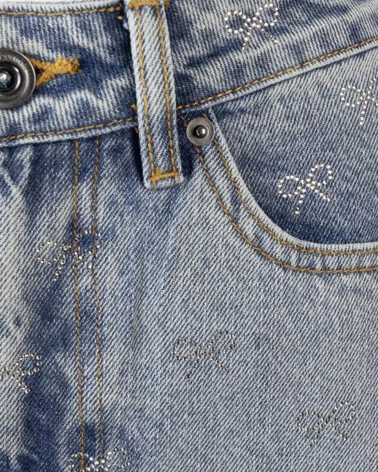 25FW 셀프 포트레이트 데님 팬츠 PF25832PBL BLUE - SELF PORTRAIT