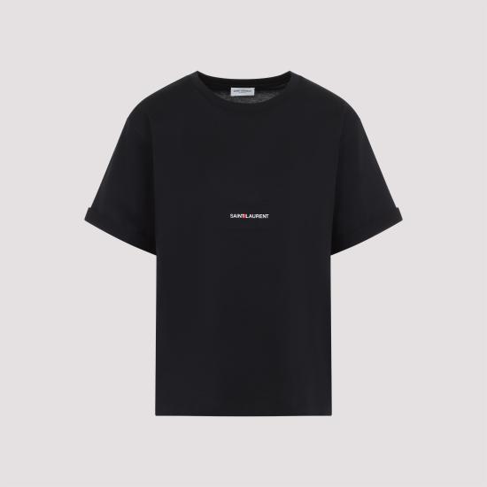 25FW 생로랑 반팔 티셔츠 460876 YB2DQ 1000 NOIR