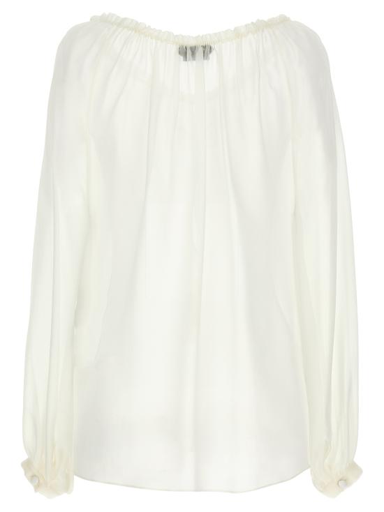 25FW 톰포드 블라우스 TS2091FAX852AW020 White - TOMFORD