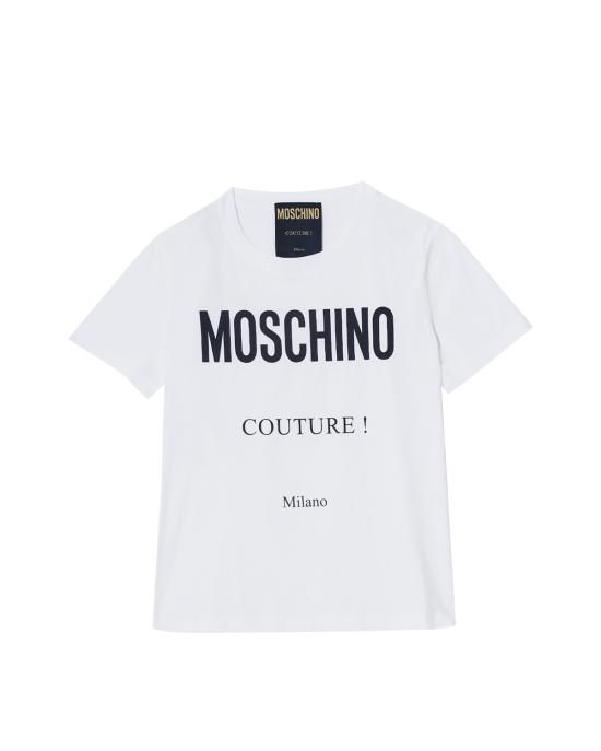 26SS 모스키노 반팔 티셔츠 0710 5441 1001 BIANCO