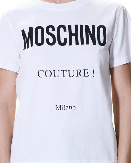 26SS 모스키노 반팔 티셔츠 0710 5441 1001 BIANCO - MOSCHINO