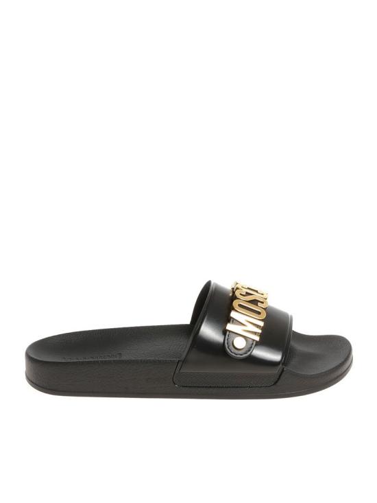 26FW 모스키노 뮬/슬리퍼 MB28032G0M G11 000 NERO ORO