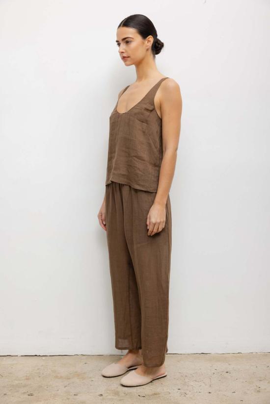  리셋 민소매 티셔츠 레셋 니코 스쿱 탱크 - LESET