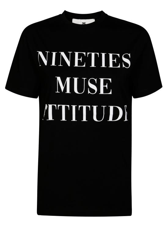 25FW 엘리자베타프랜치 반팔 티셔츠 MA65D56E2 110 NERO