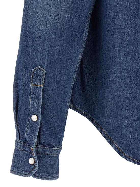 25FW 베르사체 데님 셔츠 10207011A150221D030 - VERSACE