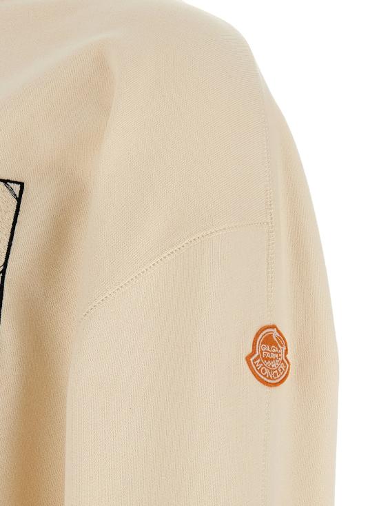 25FW 몽클레어 몽클레어 x 길가 팜 디자인 바이 도널드 글로버 코튼 스웨트셔츠 K24028G0000289AUJ02B - MONCLER