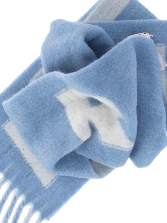 25FW 마르니 스트라이프 알파카 스카프 SCMC0138Y0UAW054LOW09 Blue - MARNI