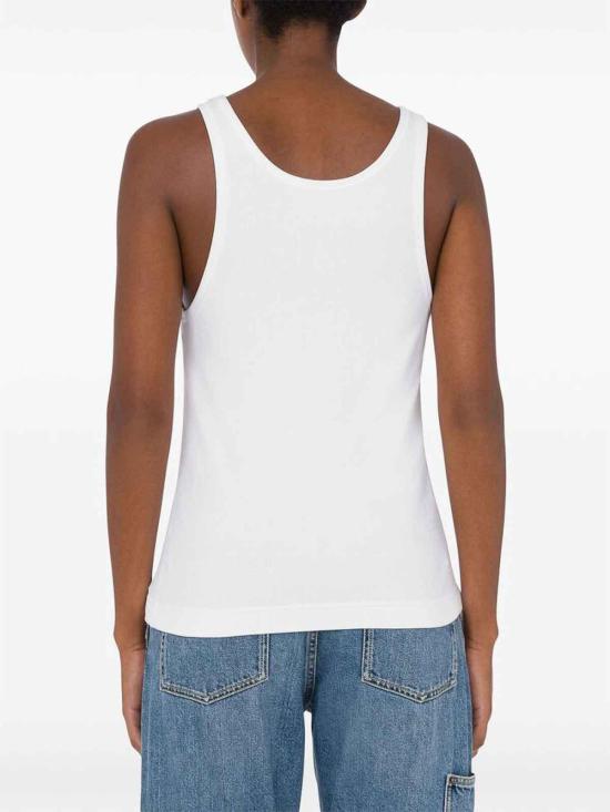  모스키노 민소매 티셔츠 0545A12054001 White - MOSCHINO