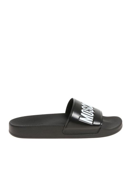 26FW 모스키노 뮬/슬리퍼 MB28022G0IG10000 0000 nero NERO BIANCO