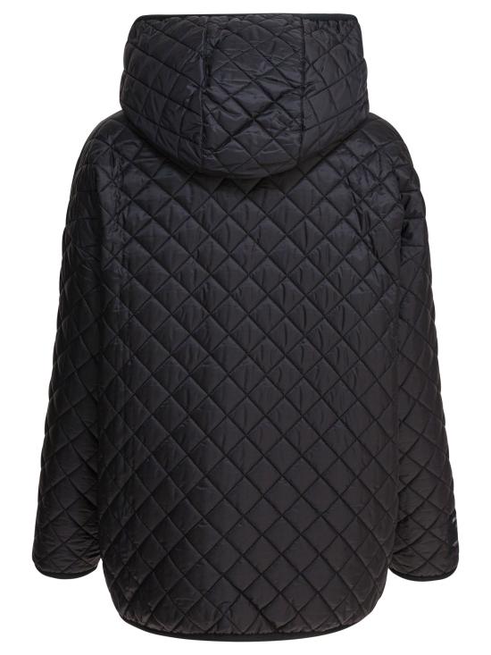 25FW 막스마라 더 큐브 LEO 레오 발수 캔버스 리버시블 패디드 자켓  2529486074LEO009 BLACK - MAXMARA THE CUBE