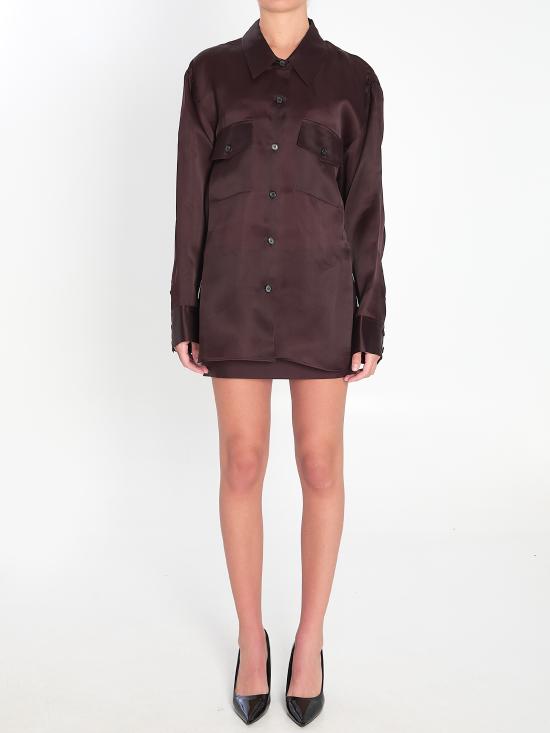 25FW 케이트 블라우스 24043002599 BORDEAUX - KHAITE