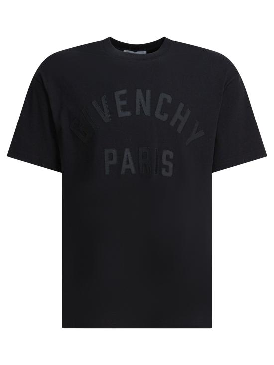 25FW 지방시 반팔 티셔츠 BM71NK3YRS001 BLACK