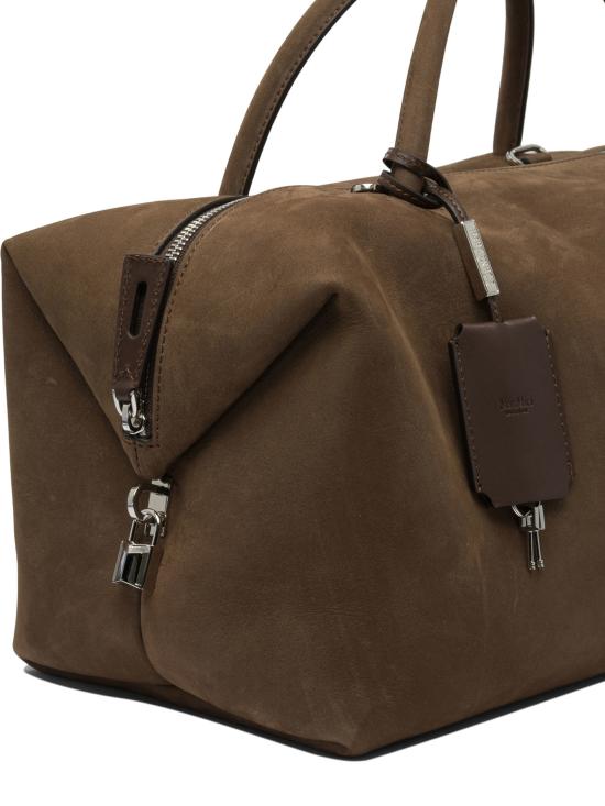 25FW 막스마라 토트백 2524516151HOLDALLLSUEDE002 BROWN - MAX MARA
