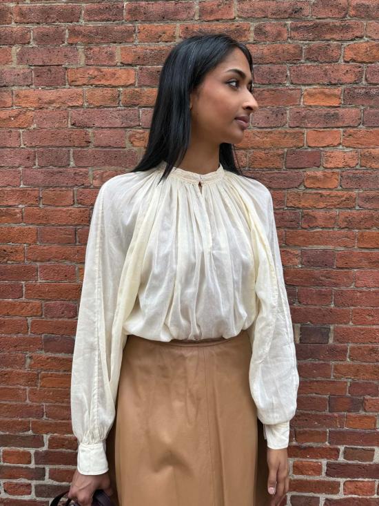  포르테포르테 블라우스 포르테 포르테 마이 셔츠 보헤미안 셔츠 - FORTE FORTE