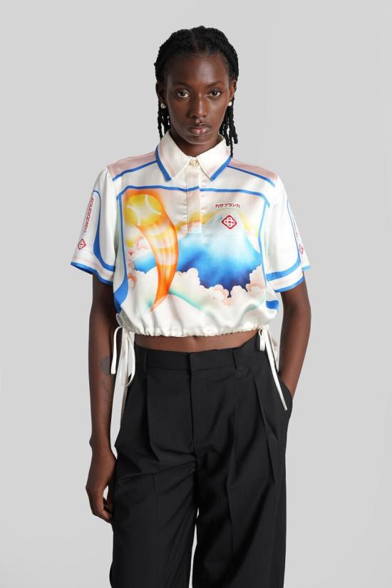 25FW 카사블랑카 셔츠 424107 WPF25 SH 215 MULTICOLOR