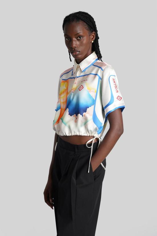 25FW 카사블랑카 셔츠 424107 WPF25 SH 215 MULTICOLOR - CASABLANCA