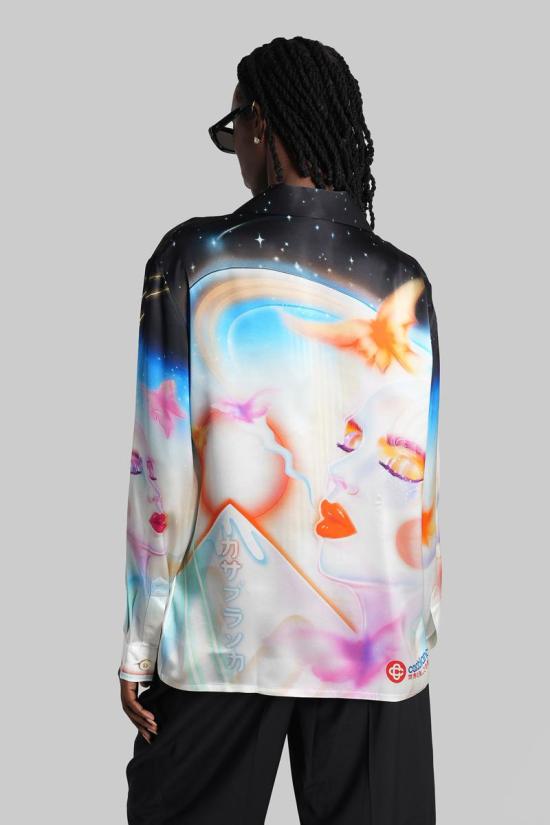 25FW 카사블랑카 블라우스 424117 U WPF25 SH 006 MULTICOLOR - CASABLANCA