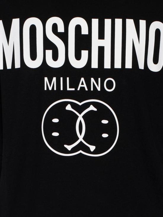  모스키노 반팔 티셔츠 072570411555 Black - MOSCHINO