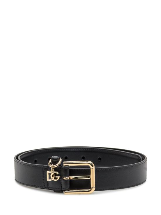 25FW 돌체앤가바나 슬림 벨트 BE1635AW576 80999 NERO