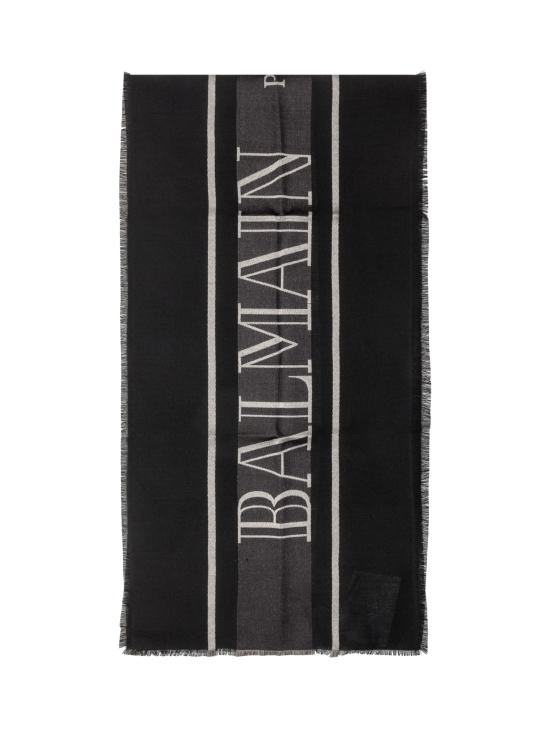 25FW [키즈] 발망 넥워머/머플러/스카프 BX0B23Z3392 930AV BLACK IVORY