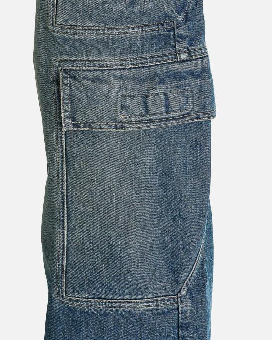  릭 오웬스 데님 팬츠 더블 카고 진 - RICK OWENS