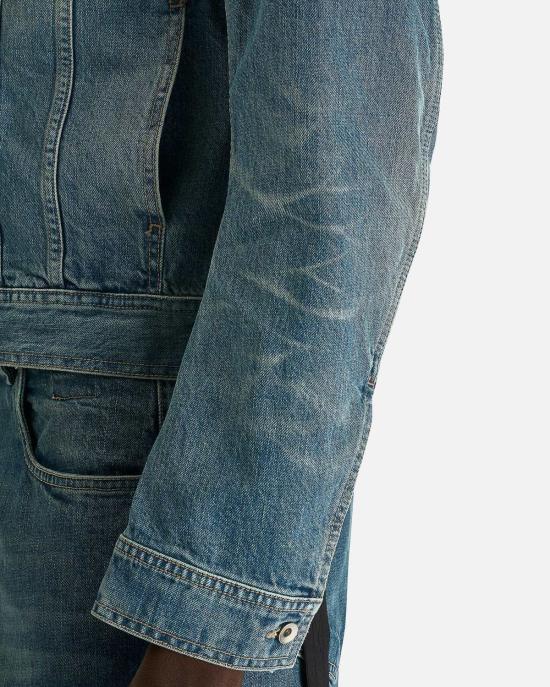  릭 오웬스 데님 자켓 트러커 재킷 - RICK OWENS