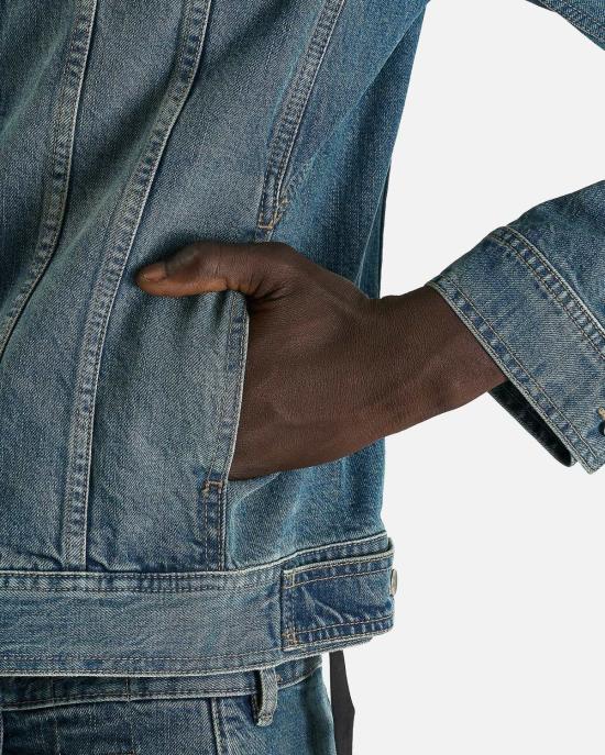  릭 오웬스 데님 자켓 트러커 재킷 - RICK OWENS