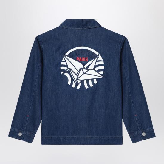  [키즈] 겐조 롱 자켓/코트 K61173 ADE Blue - KENZO