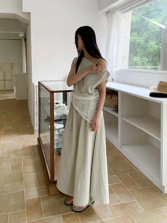  더 엔케이씨 스토어 롱 원피스 Nkc 스토어 리나 드레스 - The NKC Store