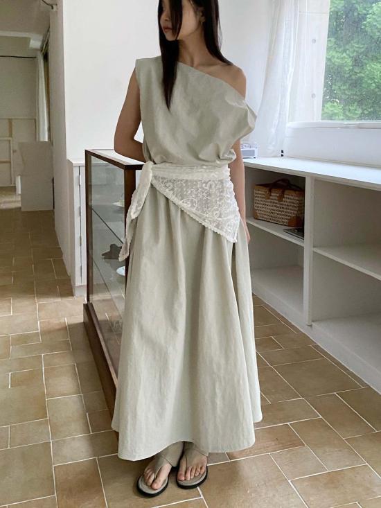  더 엔케이씨 스토어 롱 원피스 Nkc 스토어 리나 드레스 - The NKC Store