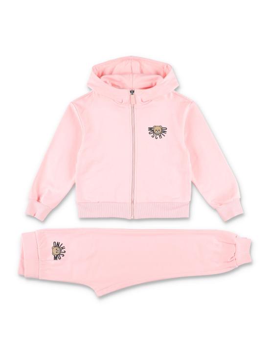 25FW [키즈] 모스키노 오버롤 HMK03XLCA40 50209 PINK