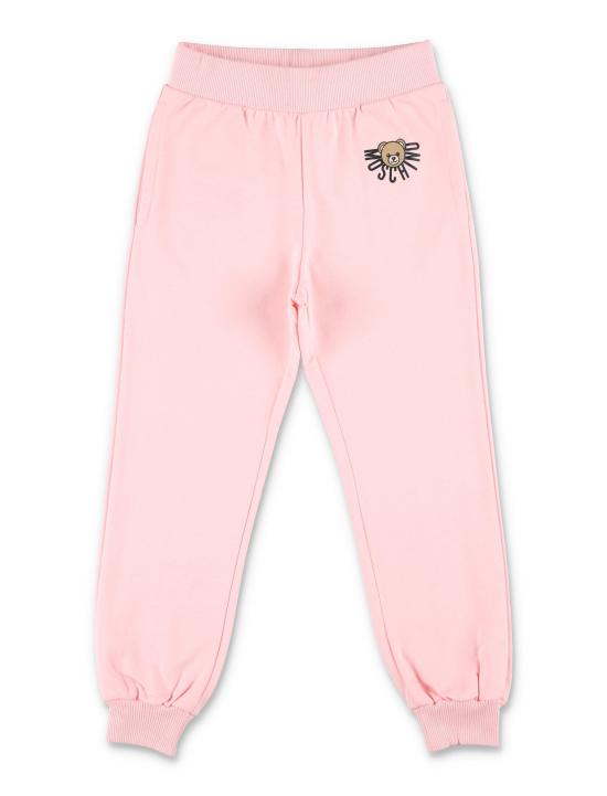 25FW [키즈] 모스키노 오버롤 HMK03XLCA40 50209 PINK - MOSCHINO