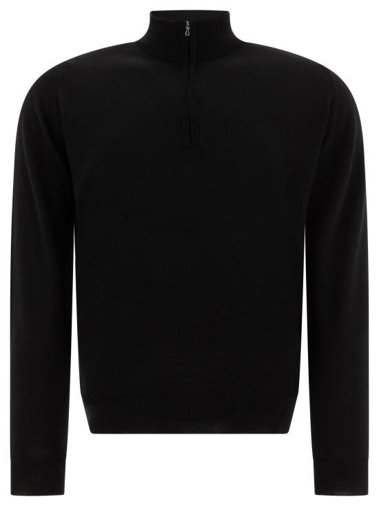 25FW 존스메들리 집업 니트 TAPTON BLACK