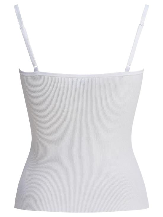 25FW 셀프 포트레이트 민소매 티셔츠 PF25 042T W WHITE - SELF PORTRAIT