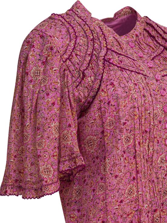 25FW 이자벨마랑에뚜왈 원피스 25ARO0827FB C3J06E40PK PINK - ISABEL MARANT ETOILE