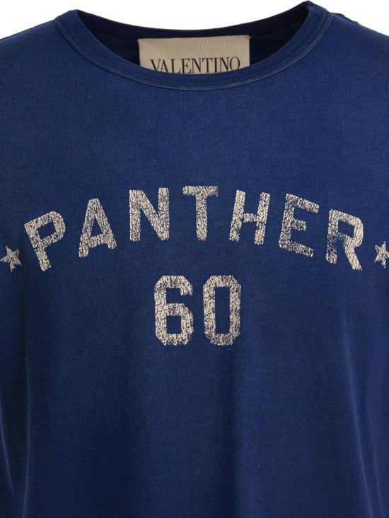 25FW 발렌티노 가라바니 반팔 티셔츠 7V3MG17EAYD AEW BLUE - VALENTINO GARAVANI