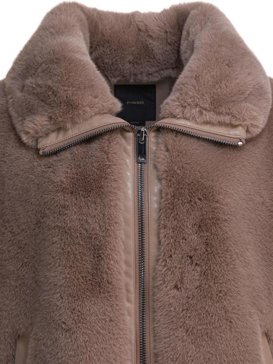 25FW 핑코 베스트 105107 A2WND01 BEIGE - PINKO