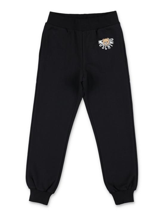 25FW [키즈] 모스키노 오버롤 HMK03XLCA40 60100 BLACK - MOSCHINO